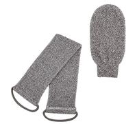 Healeved Tiras Exfoliantes De Yute Guantes De Baño Limpiadores De Baño Para Ducha