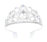 Healeved Tocado de Estrellas con Gemas de Imitación Tocado de Estrellas Brillantes para Mujer Accesorios Cabello con Diadema para Fiestas Nupciales y Espectáculos