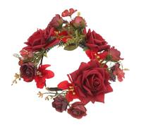Healeved Tocado De Flores Artificiales Diadema De Flores Tocado Para Novia Para Bodas y Festivales Accesorio De Hadas Para Mujer