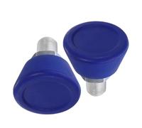 Healeved Topes para Patines Quad de Goma Azul Perno Ajustable de 5/8 Pulgadas, 2 Piezas Ligeras Que Previenen Resbalones para Patinaje Seguro