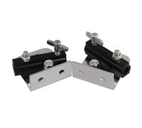 Healeved Tornillos de Correa de Caja para Instrumentos de Percusión, 2 Piezas Metálicas Plateadas, Accesorios de Sujeción para Marchas y Ensayos de Batería