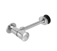 Healeved Válvula de Descarga Manual para Urinario Botón Pulsador de Acero Inoxidable y Goma, Rosca de 20 Mm, Fácil Instalación para Baños Comerciales