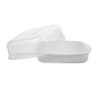 Healeved Vaporera (color) de Pp Forma de Panal para Microondas Resistencia y Conservación de Calor, Adecuada para Cocinar al Vapor