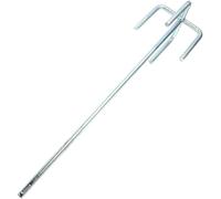 Healeved Varilla Mezcladora para Taladro Eléctrico Accesorio Mezclador de Pintura y Hormigón Varilla Agitadora Mango Cuadrado y Doble Rosca 1 Pieza para Bricolaje y Construcción