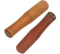 Healeved Varillas de Madera para Moler Ajo 2 Piezas Mango Largo Utensilios de Cocina Ecológicos y Sustentables para Preparar Especias
