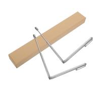 Healeved Varillas de Zahorí Retráctiles de Acero Inoxidable, Varilla Telescópica de Adivinación de Agua, Accesorio de Radiestesia Metálico para Caza de Fantasmas y Exploración al