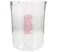 Healeved Vaso para facial: Jarra con depósito de agua transparente y escala graduada - Vaso de agua de plástico universal para dispositivos de vaporización facial en salones de belleza y spas, 600