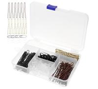 Healifty 1 caja Shaped Bobby Pins y Accesorios para Cabello Pinzas Resistentes para Mujeres y Niñas para Peinados Elegantes Fiestas Bodas y Uso Diario