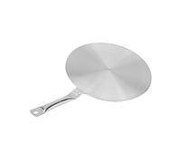 Healifty 1 pieza Placa Guía Térmica Inoxidable para Cocinas de Inducción Disco Convertidor de Calor para Cocción Gas y Eléctrica Uso Seguro y
