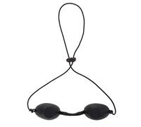 Healifty 1 unid Flexible Tanning Bed Goggles Individual Tanning Gafas Eyeshields para lámpara UV LED Light Therapy (negro)