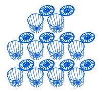 Healifty 10 Cestas Colgantes para Jaulas de Pájaros, Comedero Plástico para Loros y Periquitos, Cesta para Frutas y Verduras, Accesorios para Alimentación de Aves Pequeñas