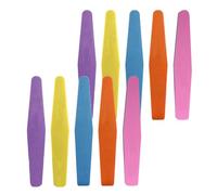 Healifty 10 Limas de Esponja para Uñas en Forma de Rombo Pulidor de Uñas Doble Cara Hechas de Papel de Lija Ideales y Extensiones Color Aleatorio