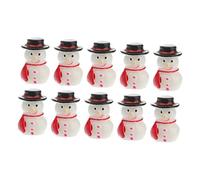 Healifty 10 Piezas Adornos Miniatura de Muñecos para Decoración Navideña y Escaparatismo Decoración de Habitaciones