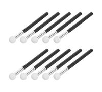 Healifty 10 piezas Brochas Correctoras con Esponja Aplicadores Pequeños para Maquillaje Facial Fundaciones y Polvos Diseño Ergonómico para Mujeres y Niñas Uso Seco y Húmedo Apto para Tipo