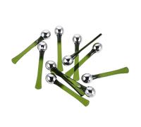 Healifty 10 Piezas Crema De Masaje Para Ojos Barra Aplicador De Masajeador Facial De Metal Herramienta De Masaje Para Ojos Masajeador Unidades