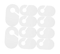 Healifty 10 Piezas Divisor de vestuario Etiqueta de divisores de armario separador de para ropa separadores de ropa para separadores de percha páginas blanco