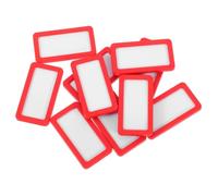 Healifty 10 Piezas Etiquetas Magnéticas para Estantes Material Magnético Fácil de Limpiar Tarjetas de Datos para Organización Oficinas Talleres y Almacenes