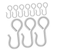Healifty 10 Piezas Gancho de Metal para Funda de Asiento de Coche Unidades Organizador Asiento Trasero Portavasos Trasero