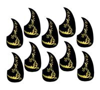 Healifty 10 piezas Protector Antiarañazos para Guitarra Acústica Diseño Forma de Gota Placa Resistente Fácil Instalación Decoración Personalizada para Guitarras