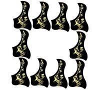 Healifty 10 piezas Protector para Guitarra Acústica Diseño Folk Antirayaduras Fácil Instalación Placa Protectora para Guitarra Clásica