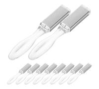 Healifty 10 Piezas Recortador de Pies Profesional de Acero Inoxidable Limas para Pies para Piel Dura Casa