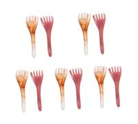 Healifty 10 Uds Peine De Masaje Para Herramienta De Cabeza De Resina Para Masajear El Cuero Cabelludo Gusha Raspador De Cera De Abejas Para El Cabello