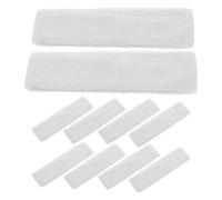 Healifty 10 Unidades Bandas Deportivas Absorbentes para Mujeres Y Hombres Diademas Elásticas Transpirables Anti-Sudor para Yoga Running Ciclismo Y Gimnasio Headgear Deportivo para