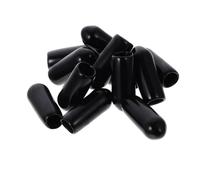 Healifty 100 piezas Unidades Tapas Protectoras para Extremos de Diademas de Accesorios Duraderos de Goma para Cabello Rizado Cubiertas Prácticas para Terminaciones de Bandas y Aros de Pelo