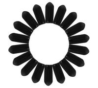 Healifty 100 piezas Unidades Tapones de Goma para Extremos de Diademas Accesorios DIY para Partes Finales de Aros para Cabello Protectores para Cintas Pelo Deportiva y Tocados Boda Cómodos