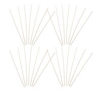 Healifty 100 Piezas Varillas Difusoras de Aceite Perfumado Varillas de Repuesto para Difusor 3x290 Mm Fibra Beige para Aceites Esenciales Baño y SPA