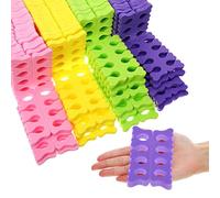 Healifty 100pares Separador de Dedos para Pedicura Almohadilla Separadora de Dedos de Esponja para Mujeres y Hombres Separadores de Esponja para Cuidado de Uñas de Pies