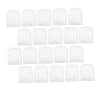 Healifty 100piezas Mascarilla De Gasa Facial Precortada Para Spa Diseño Ajustado Que Facilita La Absorción Profunda Hidratación y Reducción De Arrugas Adecuado Para Tratamientos Faciales