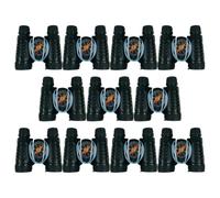 Healifty 11 Piezas Mini Binoculares de Bolsillo con Brújula para Senderismo y Camping, Compacto y Liviano con Amplio Campo Visual para Uso Diurno bajo Luz Baja, Adecuado para Observación