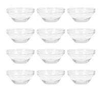 Healifty 12 Cuencos de Vidrio Transparentes para Salón de Belleza, Bol Facial para Aceites Esenciales y Mascarillas, Envases para Tratamientos Faciales, Tamaño Compacto para Uso