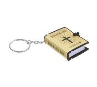 Healifty 12 Llaveros Mini Biblia Dorados, Llavero Religioso Versículo Bíblico en Miniatura, Accesorio Portátil para Iglesia, Comunión y Regalos Navideños, Tamaño Compacto Estilo Aleatorio
