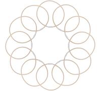 Healifty 12 Piezas Bandas Elásticas para Soporte de Micrófono Anillos de Goma Amortiguadores para Aislamiento de Vibraciones Reemplazo Fácil para Micrófonos de Condensador y Grabación