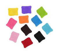Healifty 12 piezas Gomas de Pelo de Lana Elásticas Colores Surtidos Bandas Anchas para Coletas Accesorios Duraderos para Mujeres y Niñas