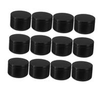 Healifty 12 Piezas Latas Metálicas para Velas Tarros Redondos para DIY Fabricación y Almacenaje de Velas Pequeñas con Diseño Compacto y Reutilizable