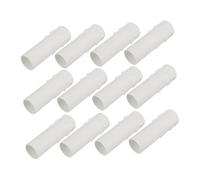 Healifty 12piezas Mangas Plásticas para Velas con Efecto Gota De Cera Cubiertas para Portalámparas De Candelabros Decoración De Fiesta y Hogar Φxmm Blancas