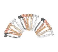 Healifty 12piezas Pinzas Magnéticas Para Ropa Con Cadena Para Fijar Dobladillos Mangas De Camisetas y Ropa De Mujer