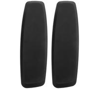 Healifty 2 Almohadillas Repuesto PU Reposabrazos Silla Oficina Gaming 2Pcs 10.62X3.14X0.98in Brazo Cómodo Fácil Instalar