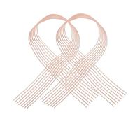 Healifty 2 Bandas Elásticas Invisibles Reforzadas para Zapatillas de Punta de Ballet Mujer Cinta Elástica Rosa Profesional para Soporte y Ajuste Cómodo Ballet Moderno y Jazz