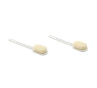 Healifty 2 Cepillos De Limpieza Con Cerdas Linfáticas Esponja De Nailon Simple Para La Piel O Masajeador De Exfoliación Ducha De Espalda Estimulación Con Exfoliante Exfoliante