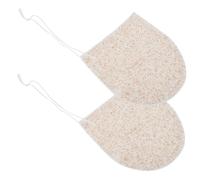 Healifty 2 Esponjas Faciales de para Limpieza Profunda y Eliminación de Cutículas, Guantes de Limpieza Beige Ideales para Lavado Facial Diario