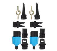 Healifty 2 Juegos Adaptador de Válvula Sup para Bomba Inflable Kit Boquillas Estándar para Paddle Board Kayak Barco Inflable y Compresor Portátil Fácil Conexión y Transporte Compacto