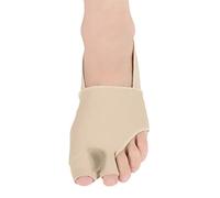 Healifty 2 pares de correctores de juanete 2 férulas de dedo separador separador del dedo del pie mangas hallux valgus con almohadillas de gel (tamaño l)
