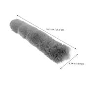 Healifty 2 piezas Almohadillas Anchas para Asas de Bolso de Mano Fundas de Piel Sintética y Felpa para Correas de Mochila Protectores de Cremalleras para Bolsos Cruzados y Mochilas de