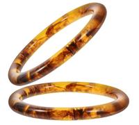 Healifty 2 piezas Asas Redondas de Resina para Bolsos de Cómodas y Accesorio DIY para Carteras y Bolsos de Mano para Niñas Diseño Práctico y Versátil