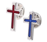 Healifty 2 Piezas Broche de para Hombre de Elegante Pin de Comunión para Trajes Accesorio Distintivo para Eventos Religiosos