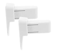 Healifty 2 Piezas Cerradura de Seguridad para Puertas y Ventanas de Bebés Diseño Prueba de Instalación Adhesiva Seguridad Protección Duradera y para Adultos
